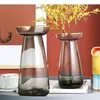 Vaser fnom penh transparent glasblomma vasarrangemang flaskterrarium heminredning skrivbord ornament hantverk hydroponic