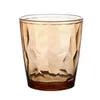 Tasses Soucoupes 1pc 210 ml d'eau Ergonomique Anti-slip Brinking Juice Tea Milk Milk Transparent for Home Supply Bar Party Tools