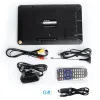 Players 9 inch Portable TV DVBT2 ATSC ISDBT tdt Digital and Analog mini small Car Television Support USB TF PVR MP4 H.265 AC3