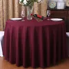 Tableau de table 30 Personnalisation gratuite 2024 Cover Wedding Coffee Dining Polyester Round White Nappe pour El