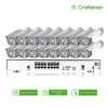 System Xmeye 16ch Sony 5MP 25fps Gesichtserkennung POE IP -Kamera -Sicherheitssystem Kits Audio wasserdichte CCTV -Videoüberwachung AI NVR