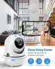 Bezprzewodowa kamera IP WiFi 360 CCTV Mini PET Nadzór wideo z Monitor Baby Monitor 2MP Smart Home