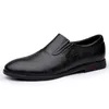 Casual schoenen mannen Loafers luxe formeel leer ademend mocassins zwarte mannelijk rijden avondjurk zachte schoenen