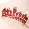 Clips de cheveux Baroque Bridal Crown Retro Crystal Crystal Princess Birthday Band Band ACCESSOIRES DE MARIAGE CHOLES VENSEMENT