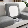 Stoelbedekkingen T-patroon Jacquard Sofa Cover vast elastisch kussen woonkamer wasbare spandex stoel slipcover chaise home