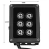 Escam CCTV 6PCS -Array -LEDs IR Illuminator Infrarot Licht wasserdichtes Nachtsicht CCTV Füllen Sie Licht für Überwachungskamera