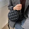 Bag Luxury Small Round Bags For Women 2024 Female Handbags Shoulder Ladies PU Leather Vintage Crossbody Purses