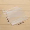 Storage Bags 10Pcs Transparent Bag With Pull Tab Home Paintbrush Pen Stationery Accessories Travel Sock Packaging Resealable