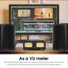 Amplifier Nobsound Dual Analog VU Meter DB Panel Display 2way Amplifier / Speaker Audio Switcher Box Selector Music Spectrum Visualizer