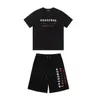 Trapstar Tracksuit Men Shorts and T Shirt Zestaw Haikyuu męs