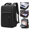 Rugzak heren 15,6 inch uitbreidbare laptop USB opladen Notebook Travel Rucksack met Rain Cover School Bag voor mannelijk