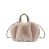 Torby na ramię damskie moda Mash Grace Plush BagsDesigner Luksusowy prostota splot ręka torba crossbody Shopper Wysoka jakość torebka