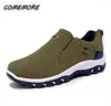 Scarpe casual uomini autunno stivali caviglie invernali per sneaker mocassini all'aperto comodi comodi in modo leggero slip-on round testa