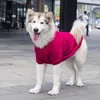 Hundkläderficka tröja hoodie för stora och medelstora hundar i hösten vintervalpkläder kostym