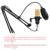 Mikrofony Profesjonalne mikrofone mikrofone kondensatora BM800 do telefonu PC Wokalne płyty mikrofon mikrofon Mic Zestaw karaoke.
