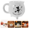 Mokken Witch Cup Ceramic Coffee Mok Serving House Decorations For Home Gift Drinks Ceramics Drinking Cauldron