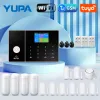 KITS Wireless GSM Burglar Home Security Alarm System WiFi con rilevatore di porte del sensore di movimento Tuya Smart Life App supporta Alexa Google