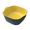 Piatti in stile 1pc a doppio cestino per la casa asciugatura vaso di frutta verdure verdure creativa lavello cucina in plastica calare