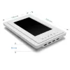Intercom Smartyiba da 7 "Pulsante Monitoraggio bianco Porta del video Sistema interfono + Codice RFID impermeabile CASHEPAD UNCOCK CAMERA COMMERCIALE
