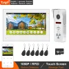 Intercom Wi -Fi Wireless Video Intercom Дверной звонок с замком и камерой шириной 160 °.