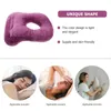 Pillow Single Hole Ear Portable Memory Foams Napping Soft Desk Stuffed Office Comfortable Resting Students Sleeping Center