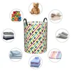 Laundry Bags Basket Colorful Music Notes Cloth Folding Dirty Clothes Toys Storage Bucket Household