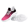 Casual Shoes Breast Cancer Awareness Sneakers Women Tro Hope Dreatoble High Quality Air Mesh Anpassade kvinnliga flickor Sneaker