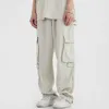 Pantalon masculin cargo houzhou pour hommes pantalon blanc hip hop