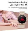 Watches V23 Kolorowy inteligentny zegarek BT5.0 Smartwatch Codzienne asystent IP67 Waterproof Watch For Iphone Huawei Xiaomi Android Tefony