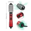 3 in 1 Rotating Hair Dryer Electric Comb Hair Straightener Brush Dryer Brush Air Comb Negative Ion Hair Styler Comb 240327