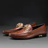 Lightweight Casual Business Men's Wedding Leather Breathable Flats Brand Men's Outdoor Walking Sports Driving Sh 16