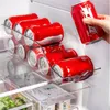 Bottiglie di conservazione 1pc Frigorifero bidoni bidoni soda per distributore di bevande per distributore di bevande per alimentari in plastica trasparente accessori da cucina dispensa