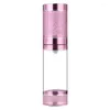 Butelki do przechowywania 500pcs Różowy kosmetyczna butelka z lotniczego lotnicza 15 ml 30 ml 50 ml napełniania Perfume Pomp Pump -Despenser Pojemnik sprayu