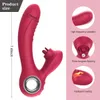 Sex Toys Vibrator New Tongue Slicking Three-Leaf Massage Vibrator Magnetic Charging Masturbation Tongue Vibrator kvinnliga vuxna produkter. dildo