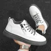 Casual Shoes Retro Lightweight Non-Slip High Top 2024 Fall Men's Fashionable Comfortable Breathable Rubber Bottom 44