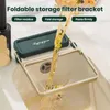 Küchenspeicherwaschbecken Filter Edelstahl -Mülleimer mit hoher Tragemüllnetz für hochlager