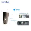 Sonnette de porte Homeeye Téléphone Interphone Bouton d'appel extérieur Panneau d'appel 1200TVL Buildin Camera Appartement Sécurité Secket IR Vision nocturne