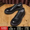 Casual Shoes Autumn Lace-Up Business Men Designer High Quality Genuine Leather Dress Summer Spring Cowhide
