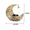 Świecane uchwyty Nortic Metal Crescent Alloy Uchwyt Nowoczesny romantyczny ślub świąteczny Ozdoba świąteczna Stand Home Decor Stick