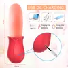 Вибраторы роз секс -стимулятор для женщин, клитор G Spot Lounge Linking Vibrator Spples Massager Vaginal Anal Murd Sex Toys для женских пар прелюдия