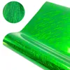 Autocollants de fenêtre 5pcs 7,8 "x9,8" Bundle Green Series Film de transfert de chaleur Iron sur tshirt feuilles htv pour le vêtement décor du sac de Noël bricolage