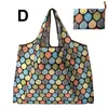 Storage Bags Closet Women Shopping Travel Shoulder Folding Eco Grocery Handbag Tote Pouch Bag Clear Basket With Handle