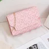 Umhängetaschen gedruckt kleiner quadratischer Tasche 2024 Damen Frauen Großhandel Single Korean Fashion Chain Messenger