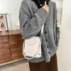 Сумка SWDF Fashion Small Square 2024 Winter Messenger Mini Mobile Phone Слумбная сумка на плече