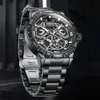 81 Mark Huafei Brand Men's Personality Fashion Multi Function Calendar Tiktok beroemde niet -mechanisch horloge 56