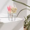 Vasen Müllbehälter Blumenanordnung klarer Zylinder Multifunktionshalter Lagerbehälter Großes Büro
