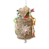 Other Bird Supplies Medium Nuts For Small Parrot Toys Hanging Crinkly Paper Colorful Durable Good Company Foraging DIY Seagrass Basket