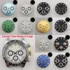 Kits 29 mm VK63 Dial Panda Dial Lumineuze aangepaste wijzerplaat VK63 Case Quartz Watch Dial Fit VK63 Beweging Chronograph Watch Accessoires