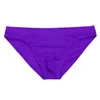 Majaki 5pcs seksowne mężczyźni bieliznę męską bieliznę stałe kolory oddychające bezszwowe bikini torebki bębenki gejowskie majtki