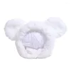 Appareils pour chiens Christmas Bear Ear Shape Hat pour chiens chat habiller les fournitures accessoires pour animaux de compagnie